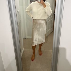 Babaton midi slip skirt